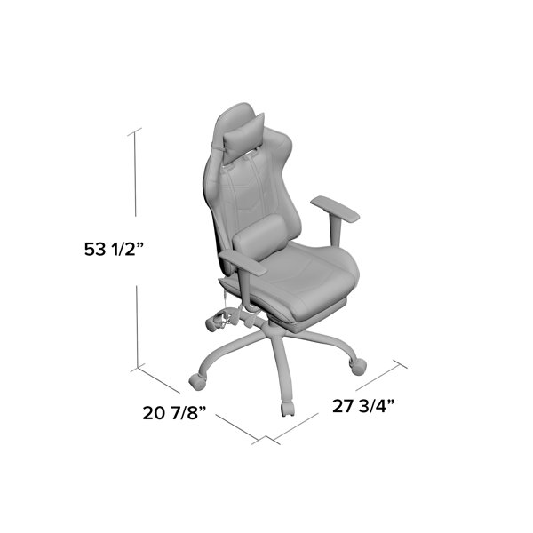 Latitude Run® Alanas Ergonomic Gaming Chair & Reviews Wayfair